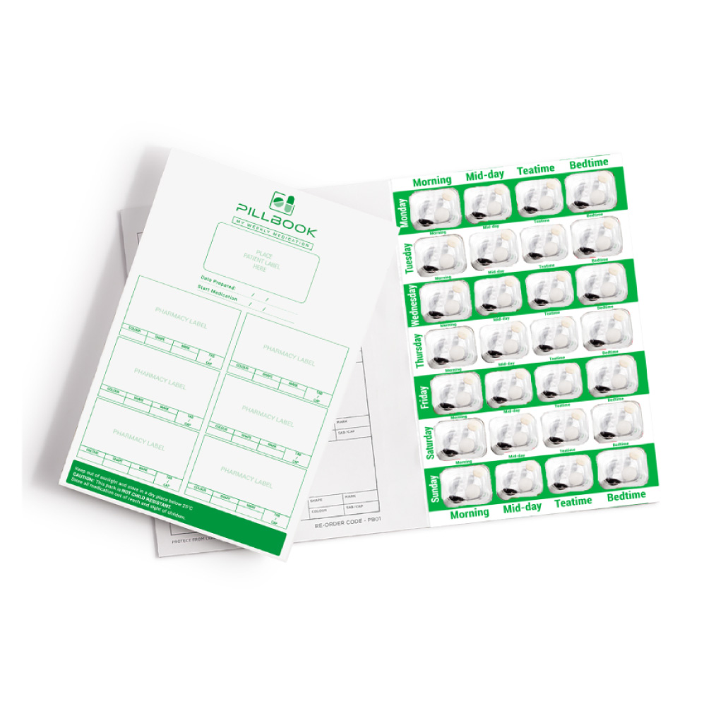 [PB01] PillBook Monitored Dosage System Trays - Large Card (Pack of 250)
