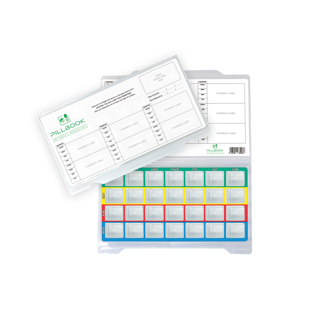 [PB00XL] PillBook Monitored Dosage System - 28 Day, Extra Large Kit (MDS)