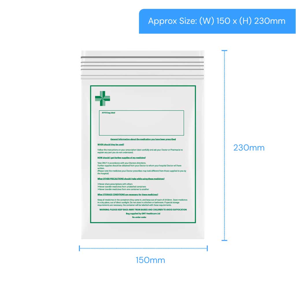 [MGB69] Polygrip Self Seal Bags - 150x230mm (Pack of 1000)
