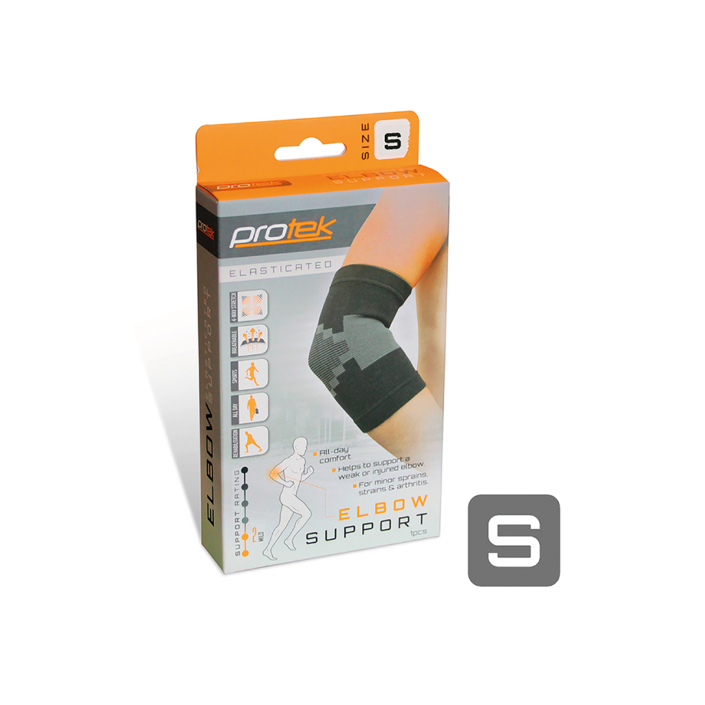 [P20304] Protek Elasticated Elbow Support Size Small