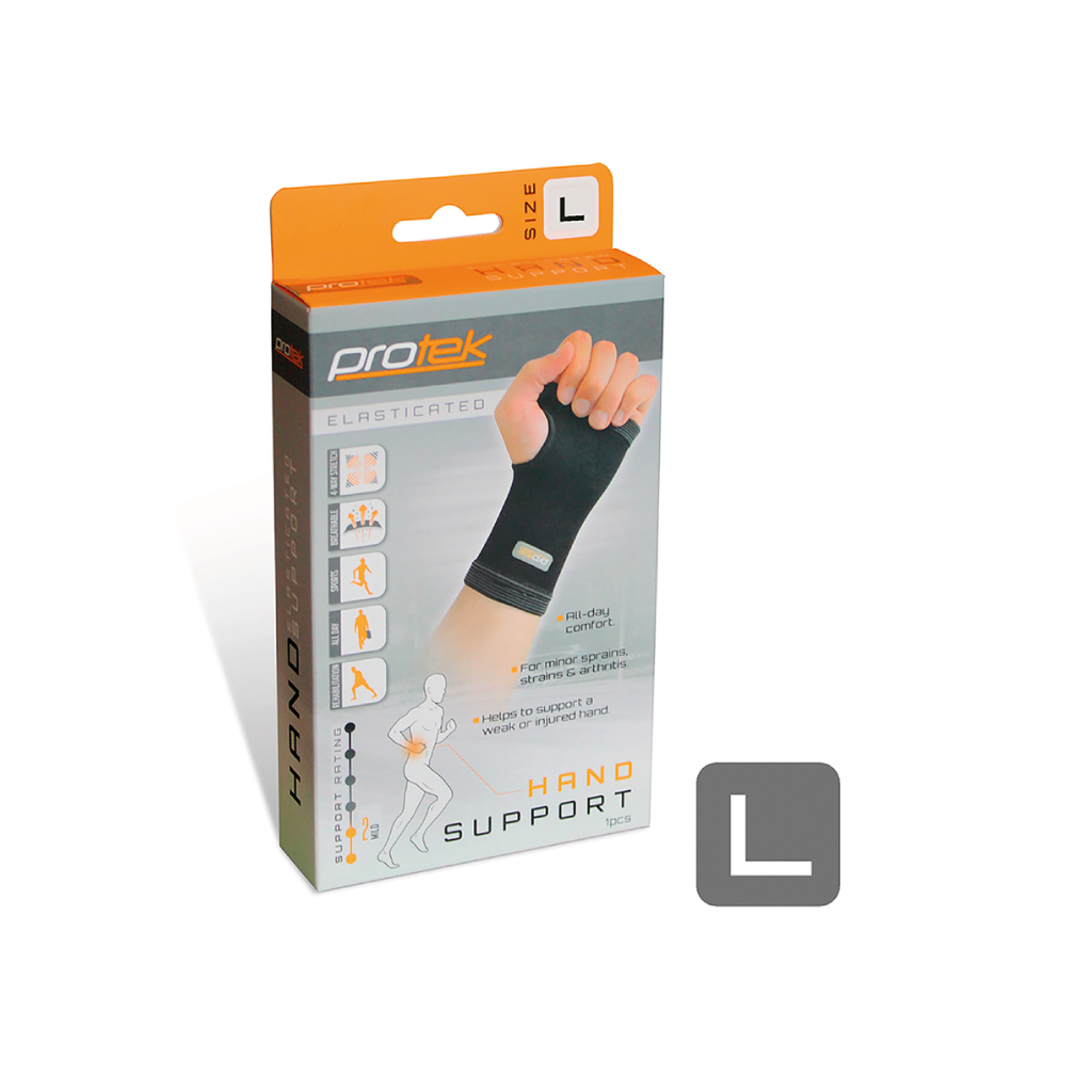 [P20427] Protek Elasticated Hand Support - Large