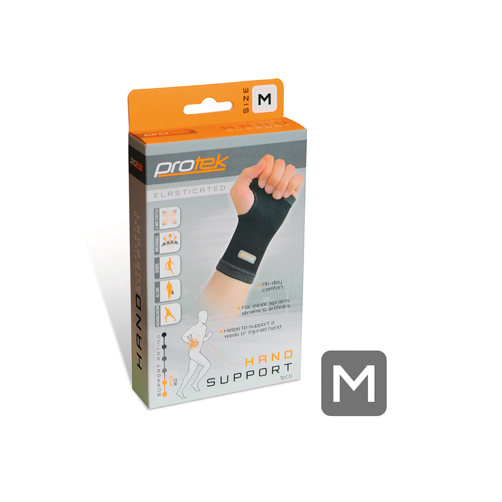 [P20410] Protek Elasticated Hand Support Size Medium