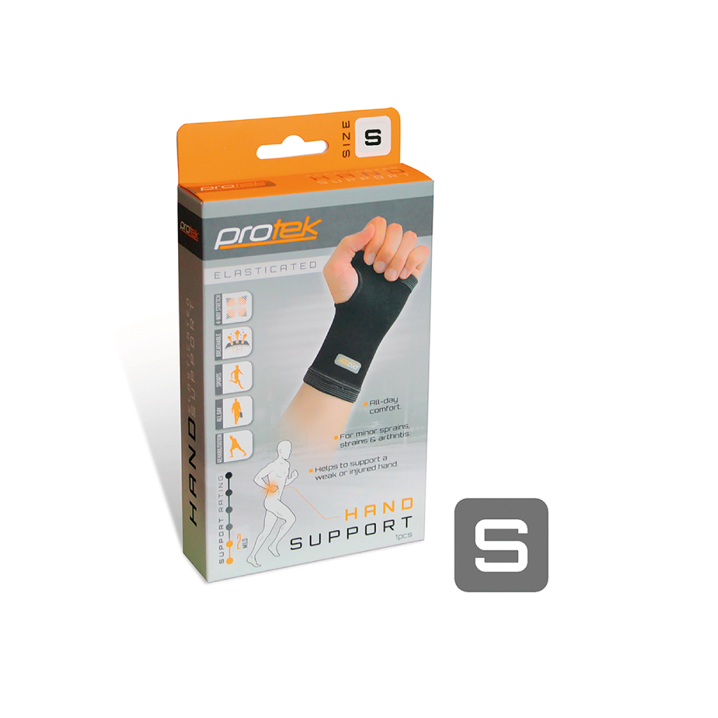[P20403] Protek Elasticated Hand Support - Small