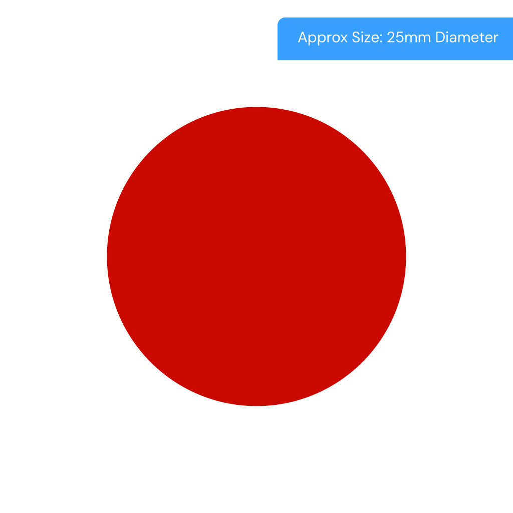 [RED] Red Coloured Stickers