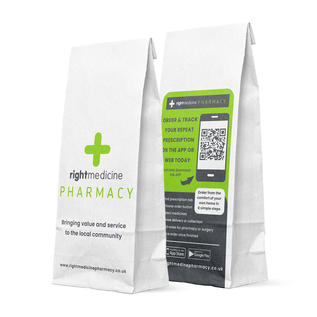 [RMP2] P2 Right Medicine Prescription Bags (Pack of 1500)