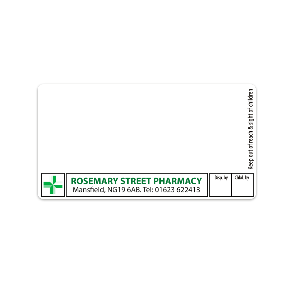 Rosemary Street Pharmacy Labels
