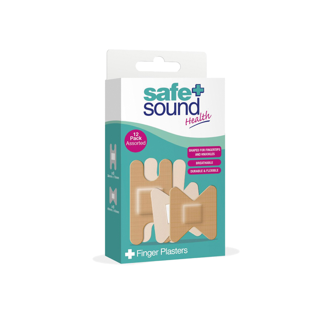[SA4056] Safe & Sound Knuckle Plasters - Assorted (Pack of 6)