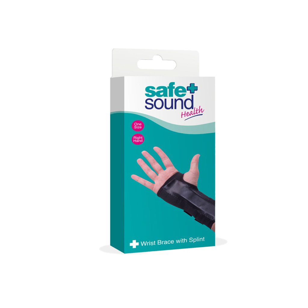 [SA8417M] Safe & Sound Splinted Right Wrist Brace