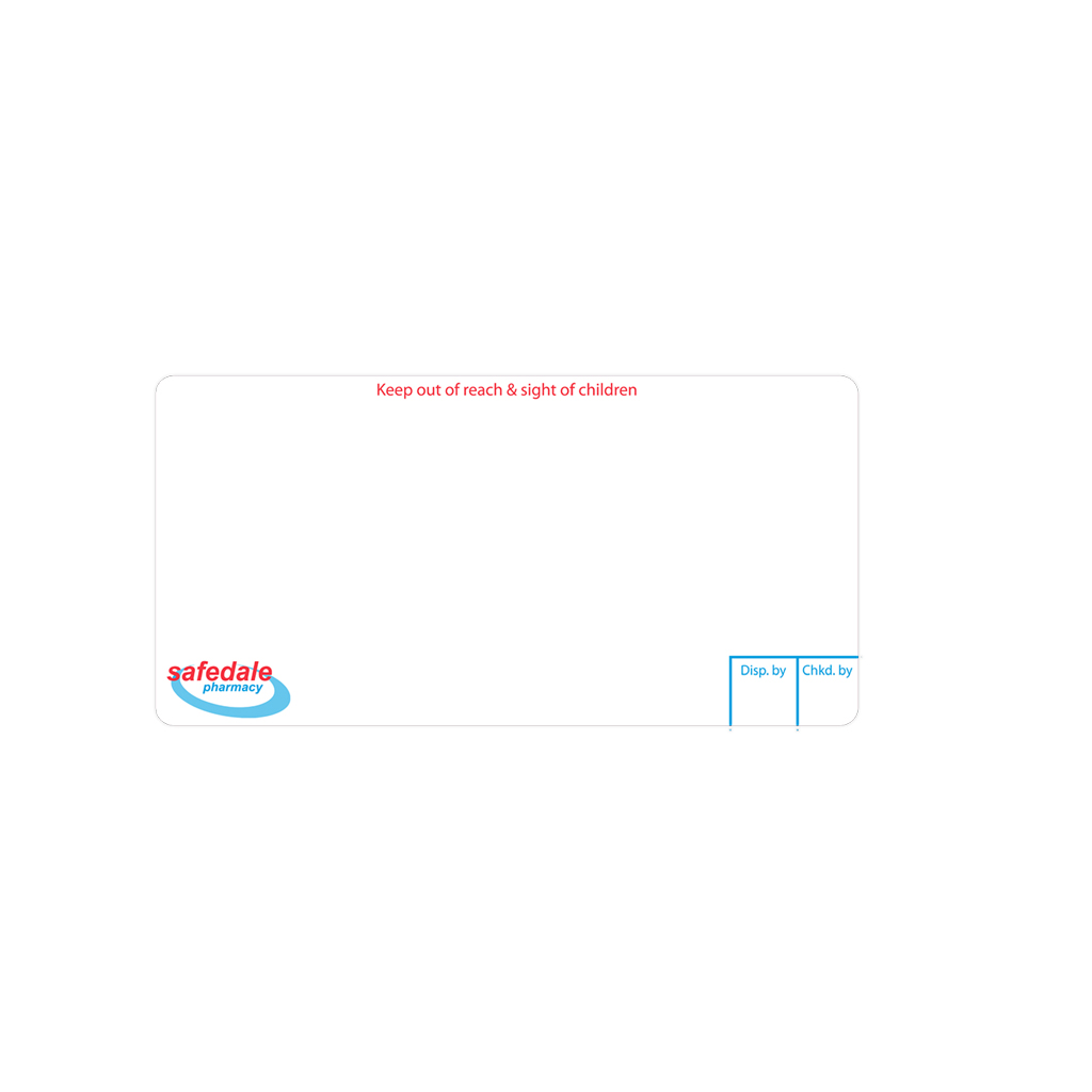 [EMT1594] Safedale Pharmacy Labels