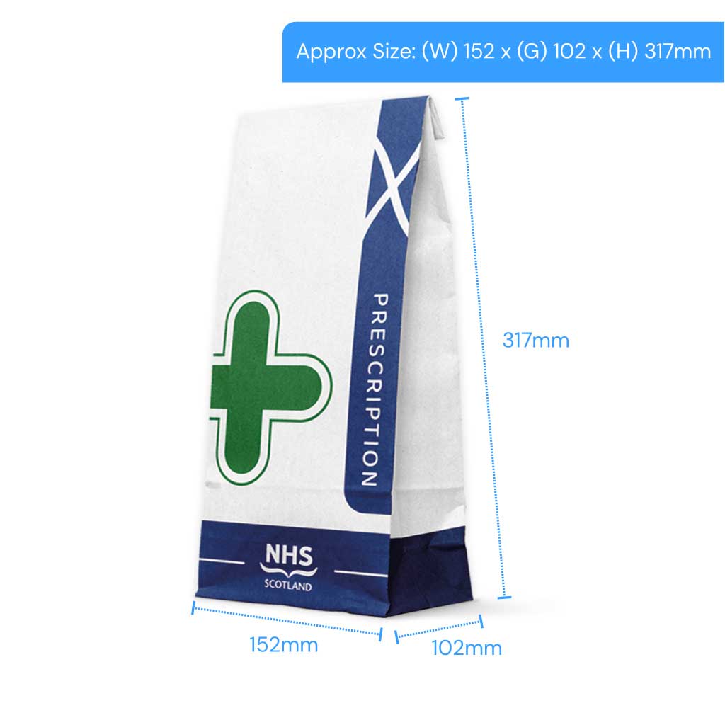 [SCP4L] P4L Scottish NHS Prescription Bags (Pack of 1000)
