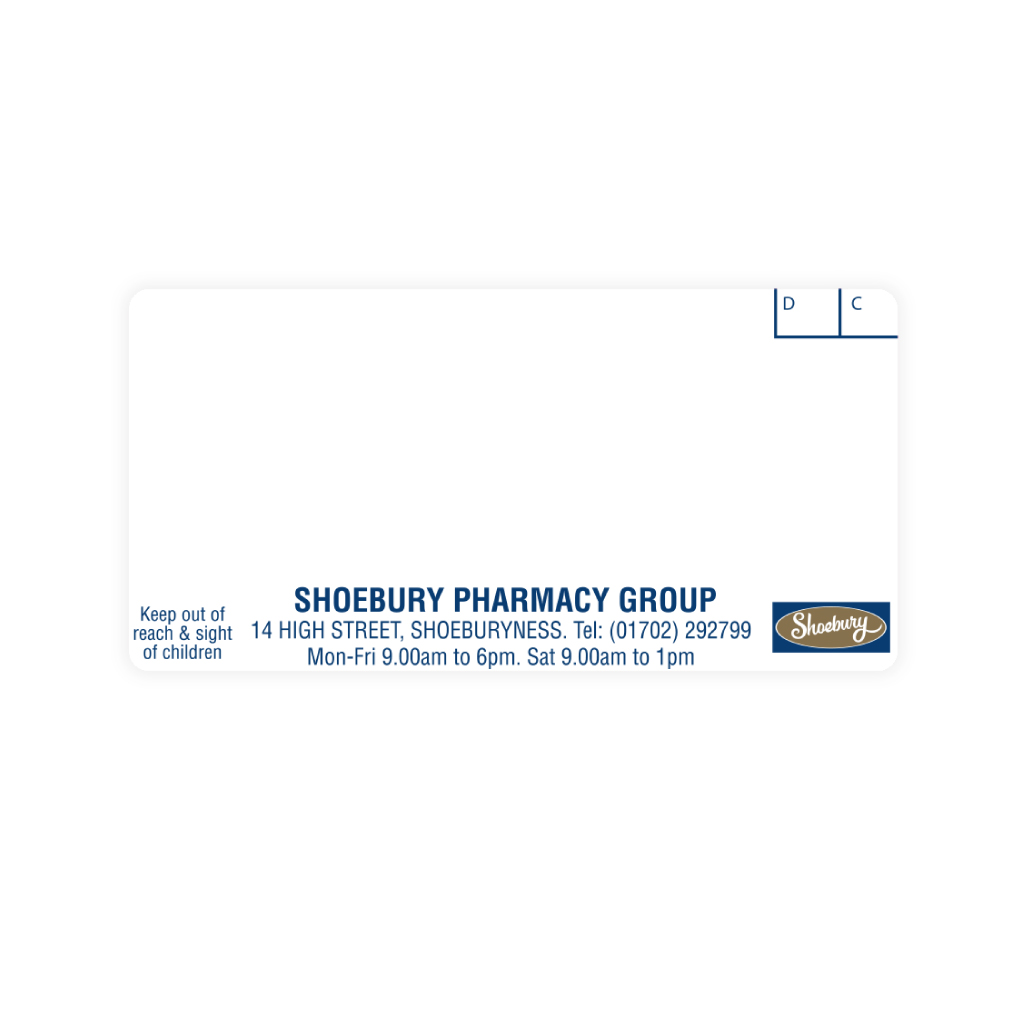 Shoebury Pharmacy - High Street Labels