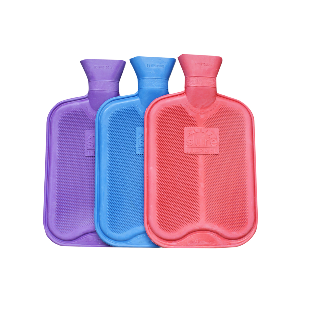 [CS01385] Hot Water Bottles - Single Ribbed (Pack of 30)