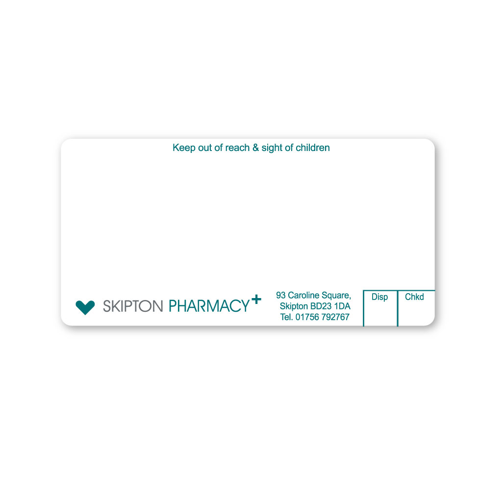 [AZEMT3428] Ascent Group   Skipton Pharmacy Labels