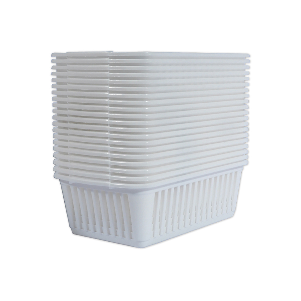 [S03S094] Baskets - Small, White (Pack of 20)