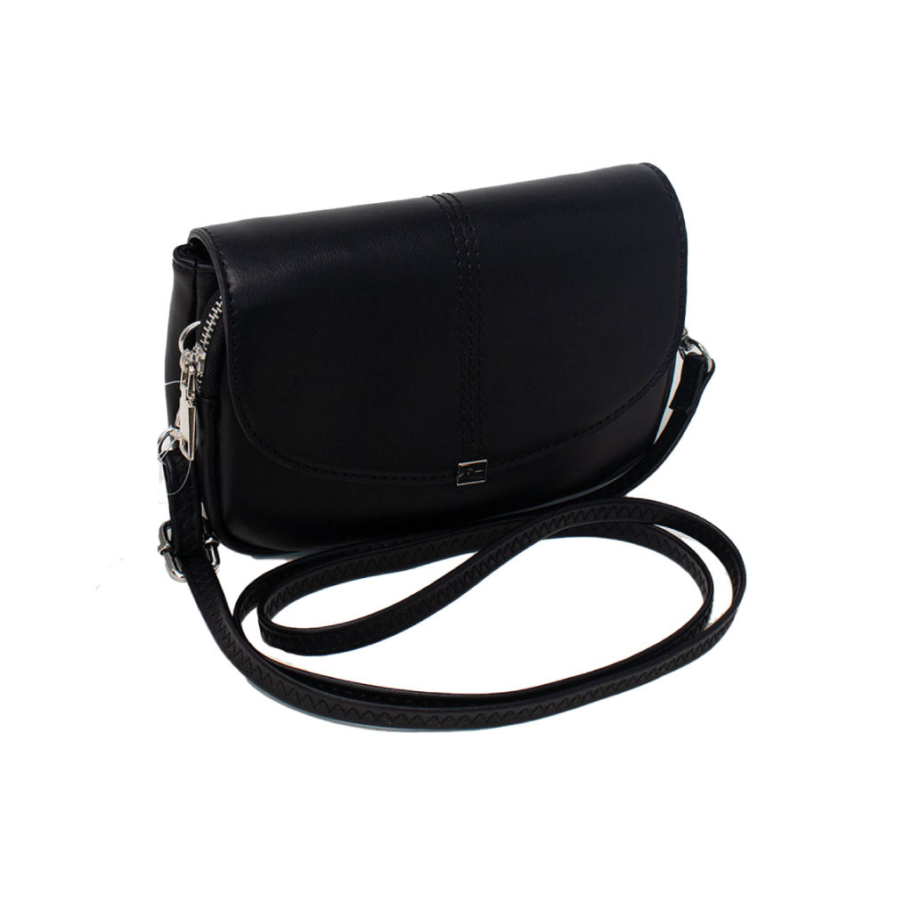 Small Zip Handbag Black