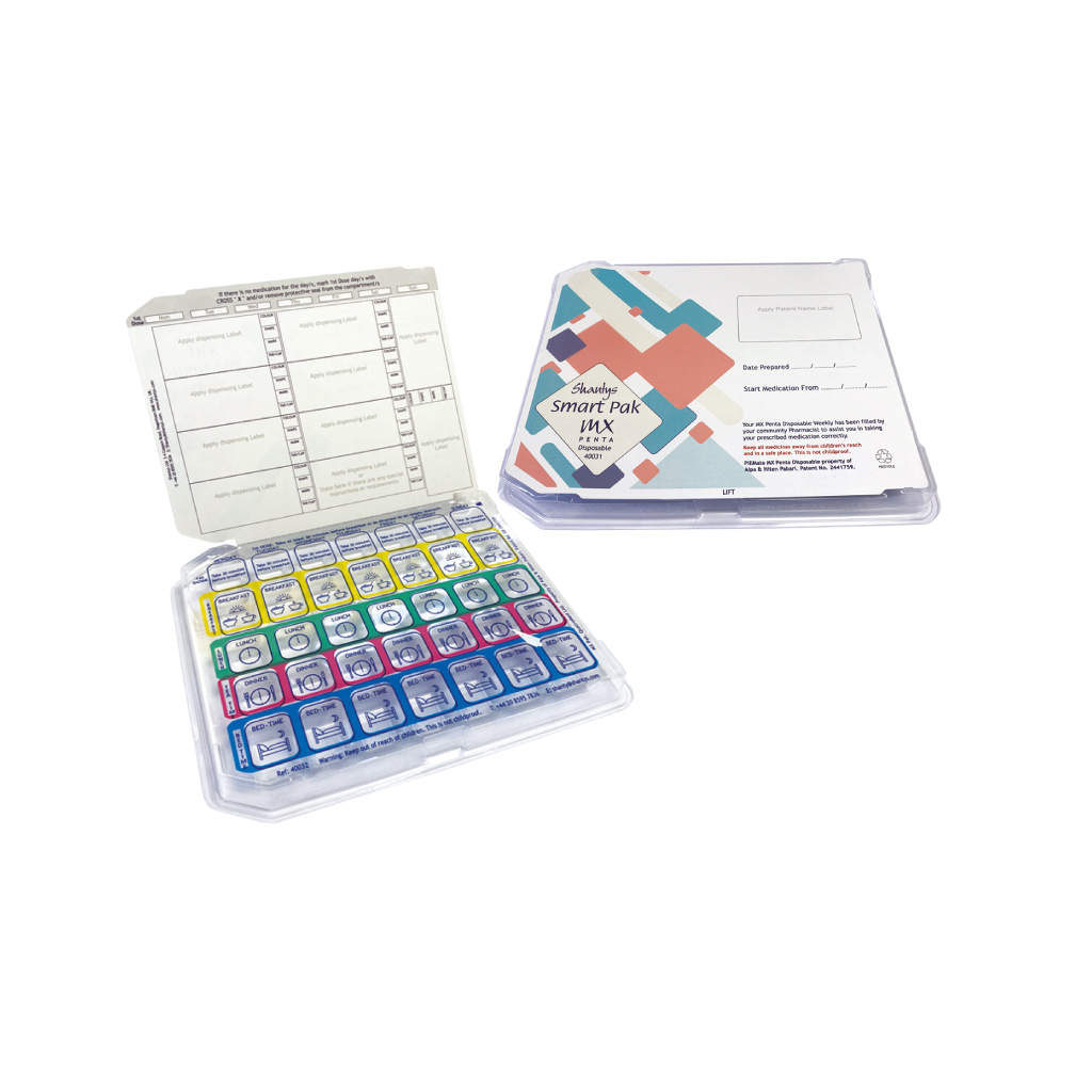[40031] Smart Pak MX Penta Disposable Pillmate