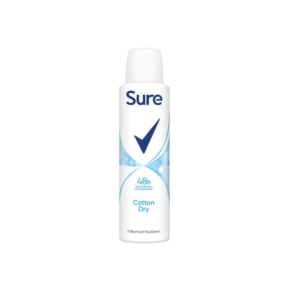 [82754] Sure Women Antiperspirant Deodorant Cotton Fresh 150ml