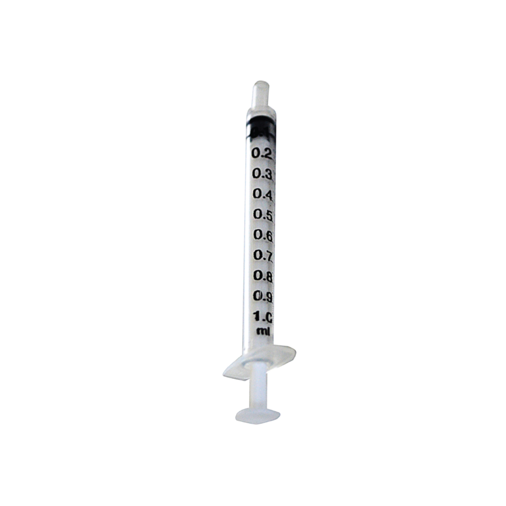 [BS01T] Luer Slip Tip Syringe - 1ml (Pack of 120)