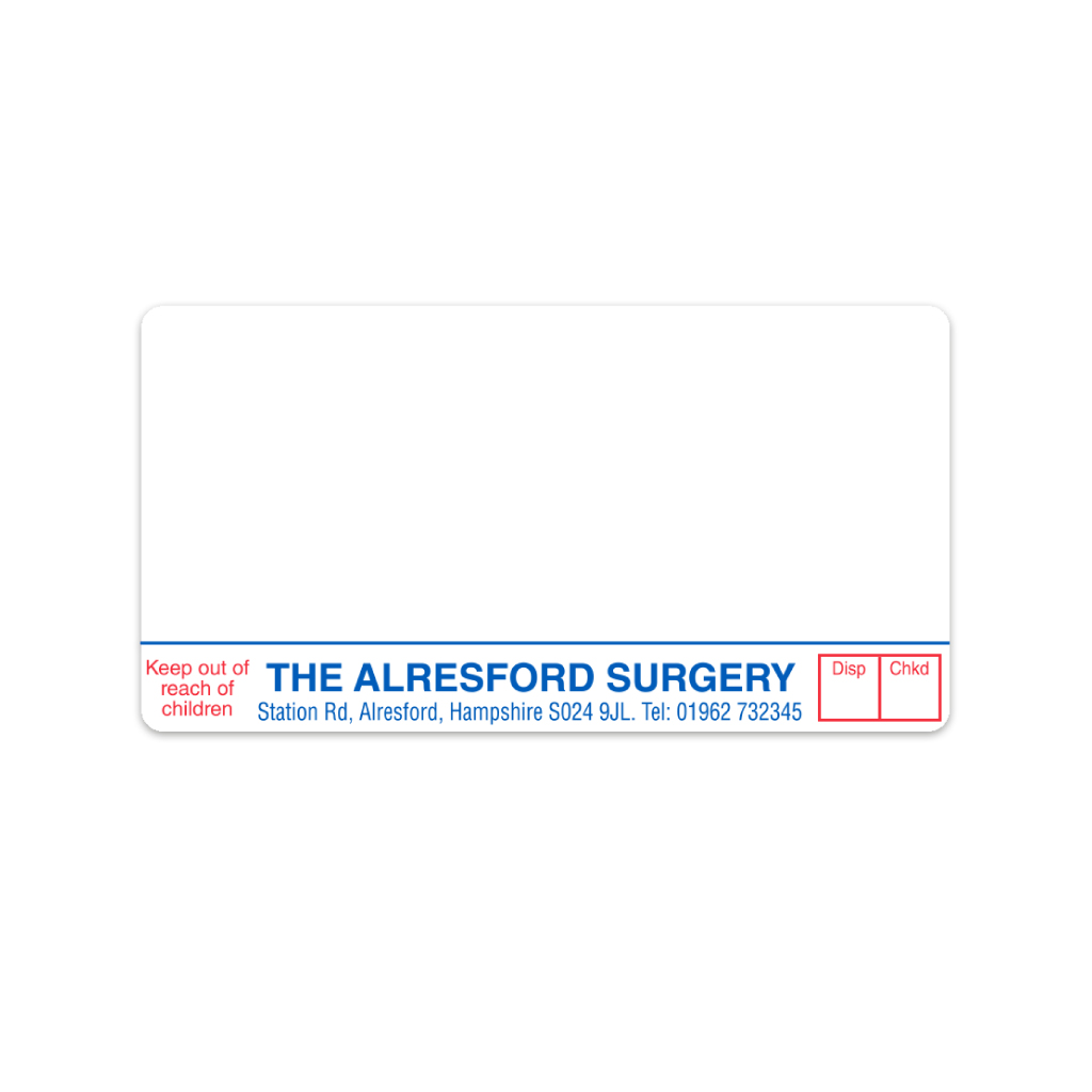 The Alresford Surgery Labels