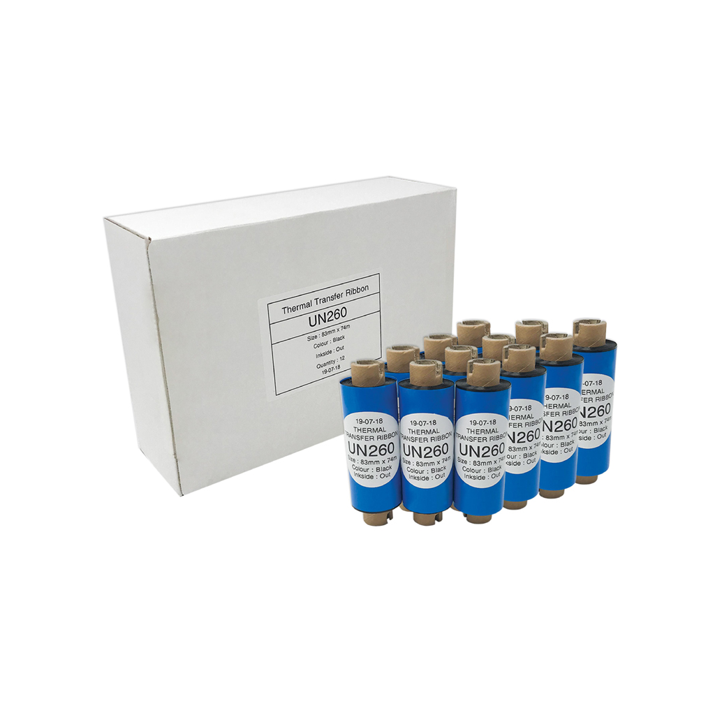 [UN260] Thermal Transfer Wax Ribbons (Pack of 12)