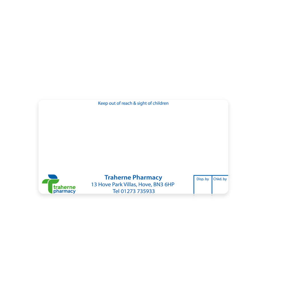 [EMT1644] Traherne Pharmacy Dispensing Labels