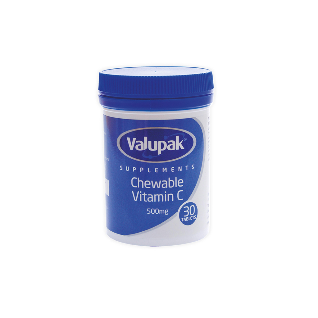 [2855211] Valupak Chewable Vitamin C - 500mg, Tablets