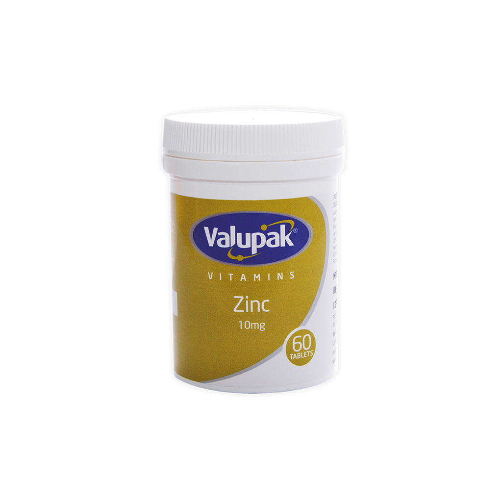 [2710572] Valupak Zinc - 10mg, 60 Tablets