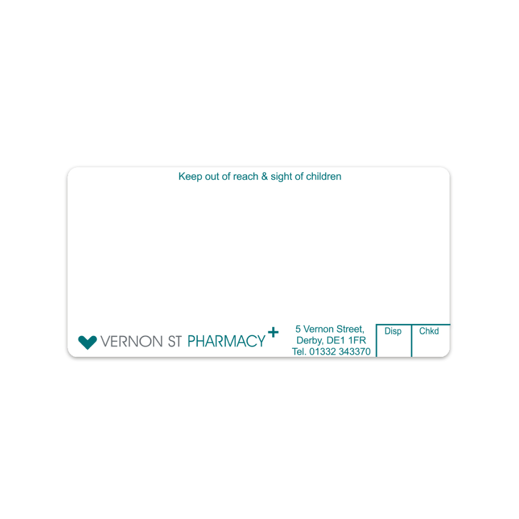 [AZEMT4003] Ascent Group   Vernon Street Pharmacy Labels