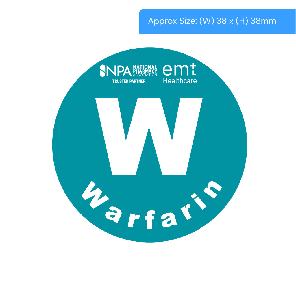 [STI1000W] Warfarin Alert Labels