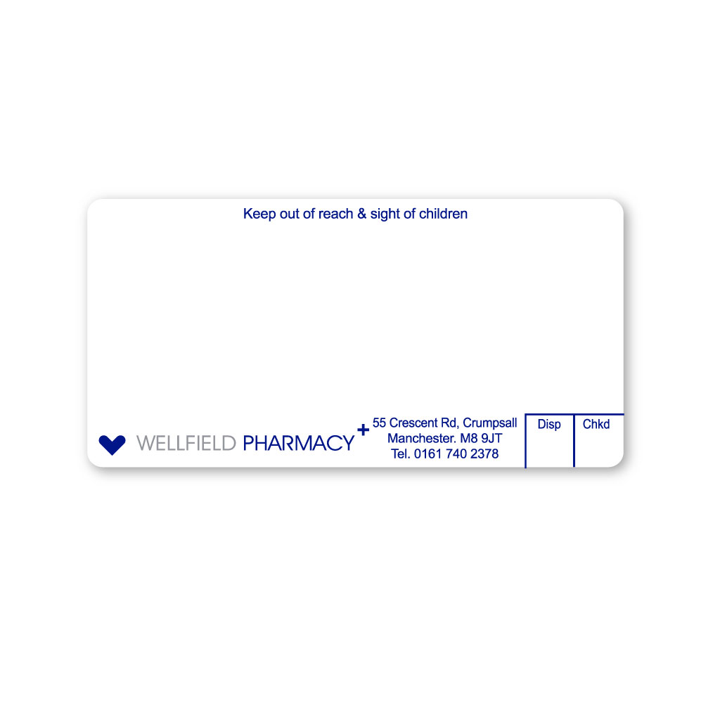 [AZEMT2938] Ascent Group   Wellfield Pharmacy Labels