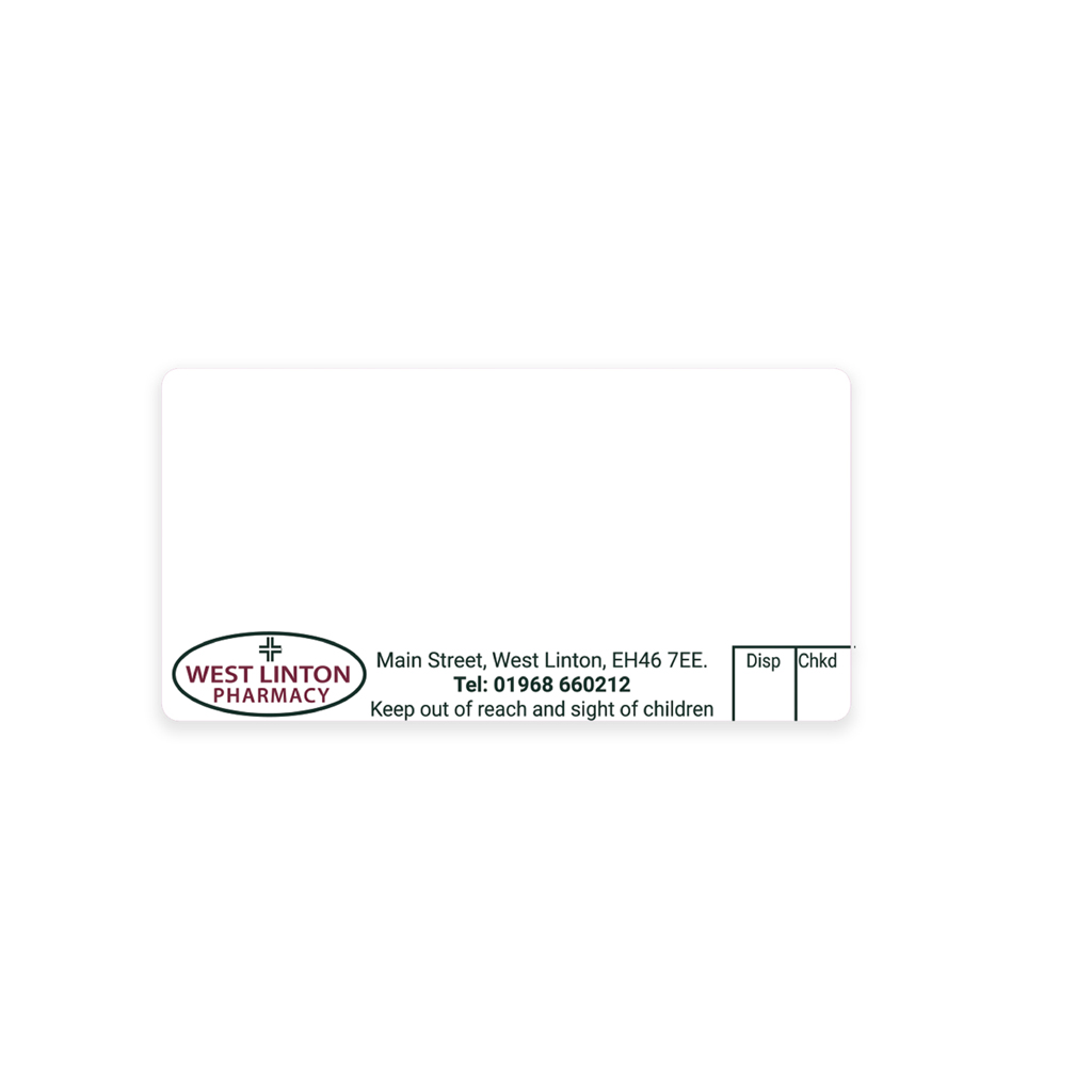 West Linton Pharmacy Dispensing Labels