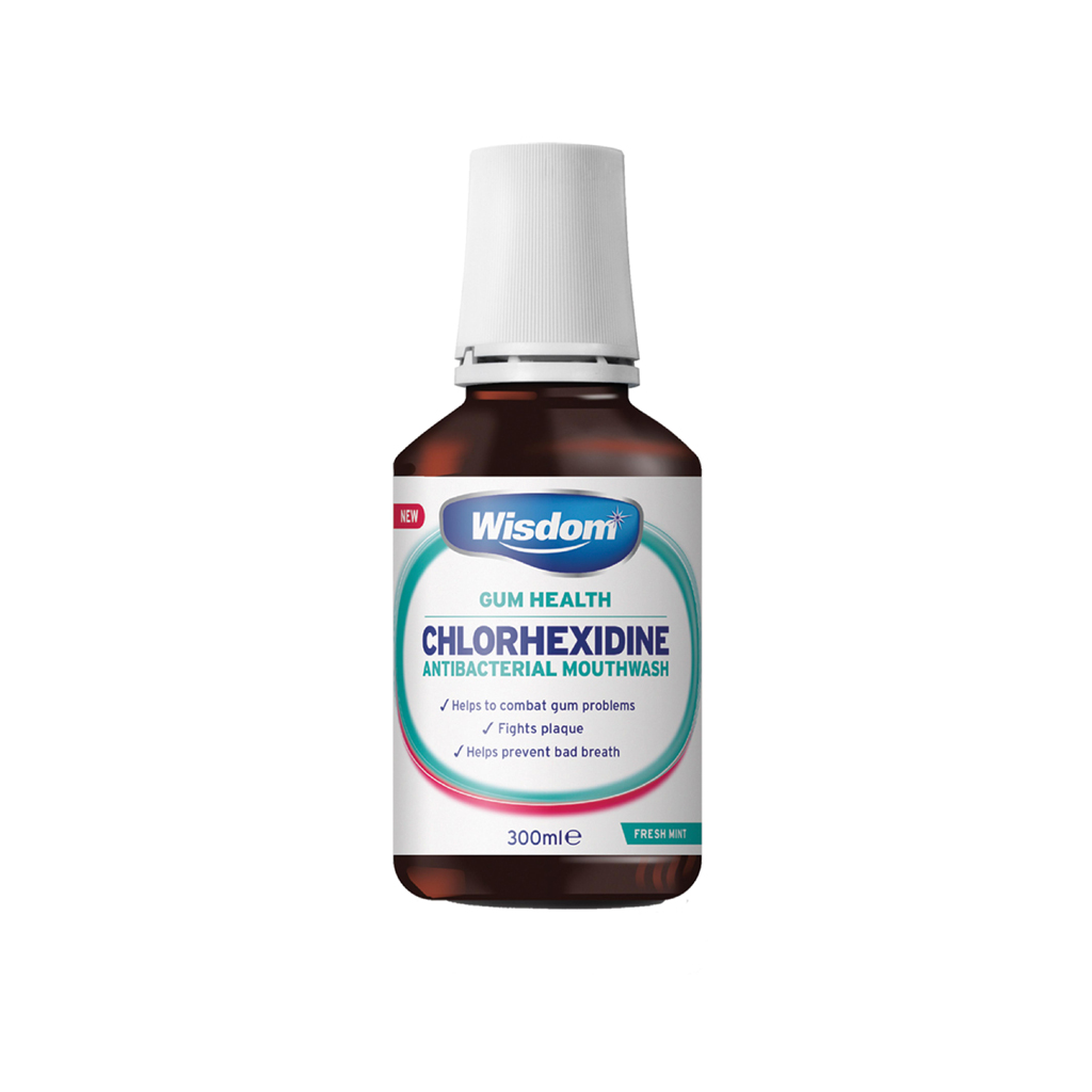 [4101366] Wisdom Mouthwash Chlorhexidine Mint