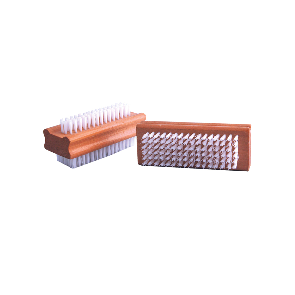 Wooden Nylon Bristle Nailbrush