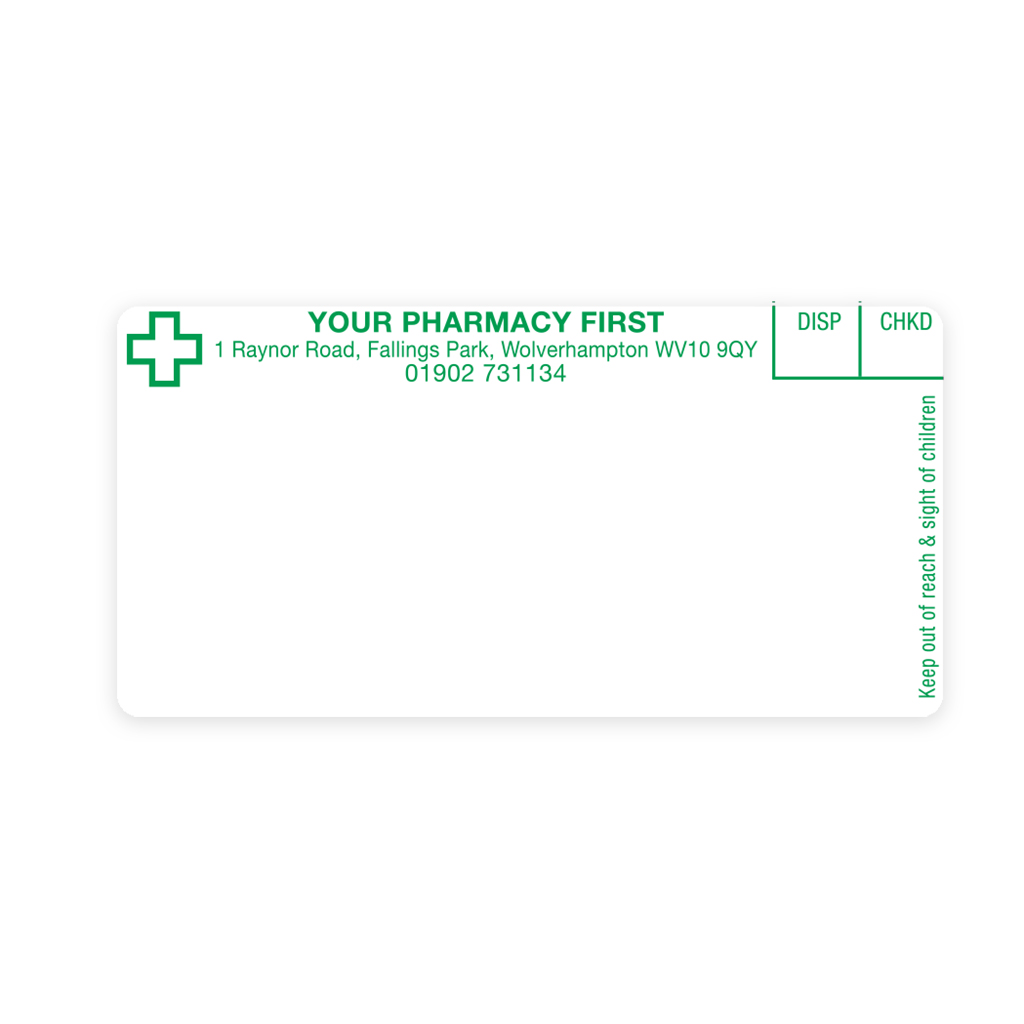 Your Pharmacy First Dispensing Labels
