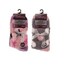 Ladies Cosy Socks With Gripper Pack of 2