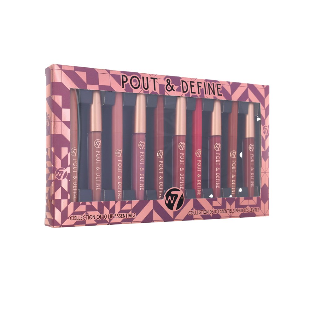W7 Pout & Define Cosmetic Gift Set      