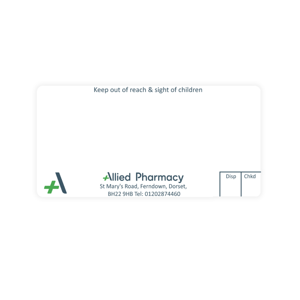 [EMT4600] Allied Ferndown Pharmacy Labels