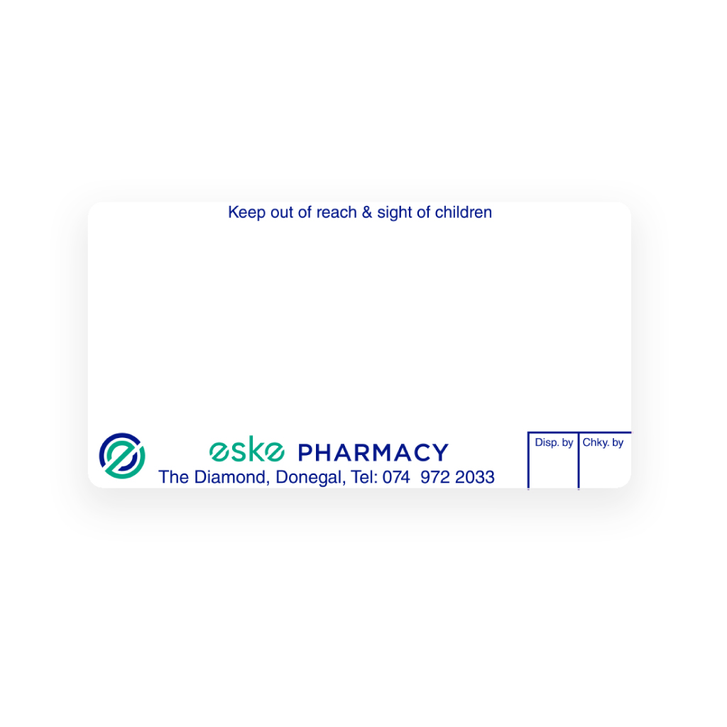 [EMTLS4685] Eske Pharmacy Liam Skelly Labels