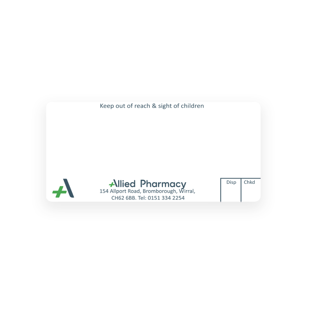 Allied Bromborough Pharmacy Labels