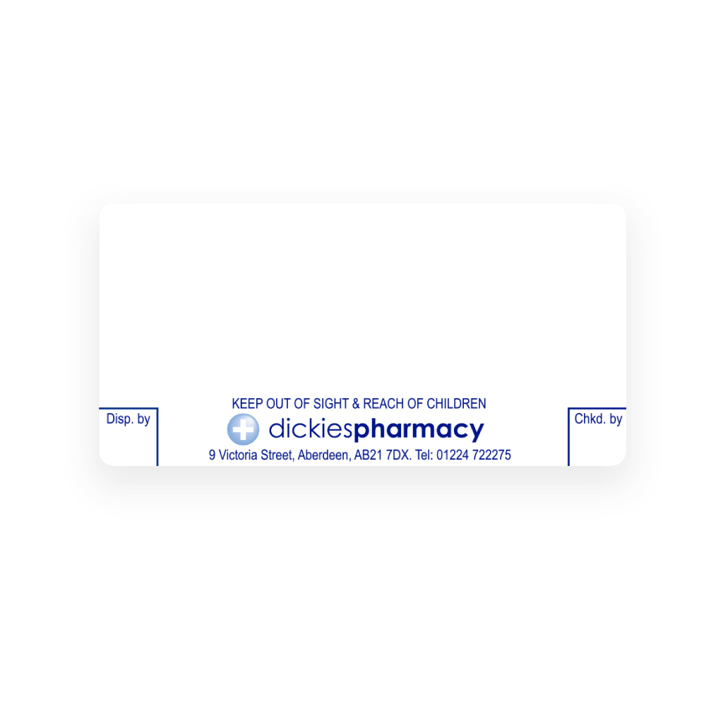[EMT4694] Dickies Pharmacy   9 Victoria Street Labels