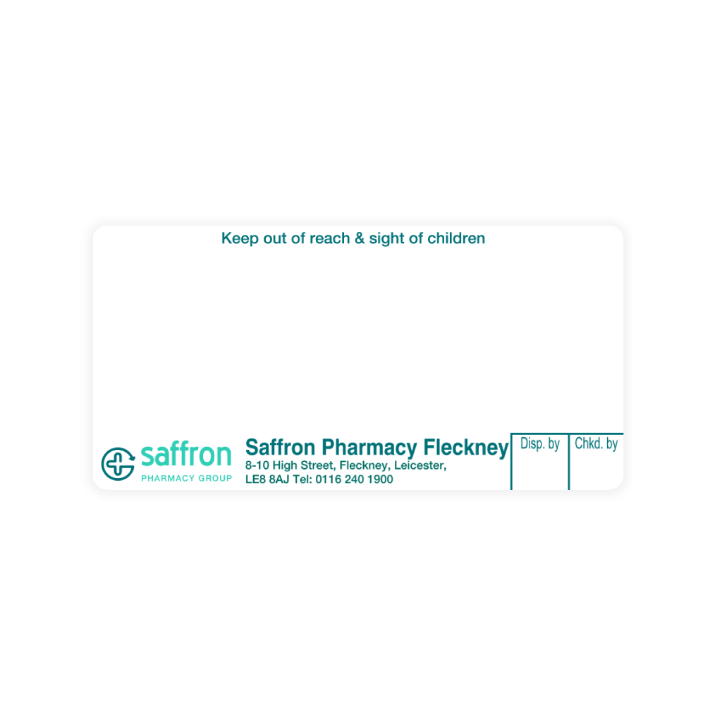 [EMT4699] Saffron Group    Labels 8 10 High St Fleckney