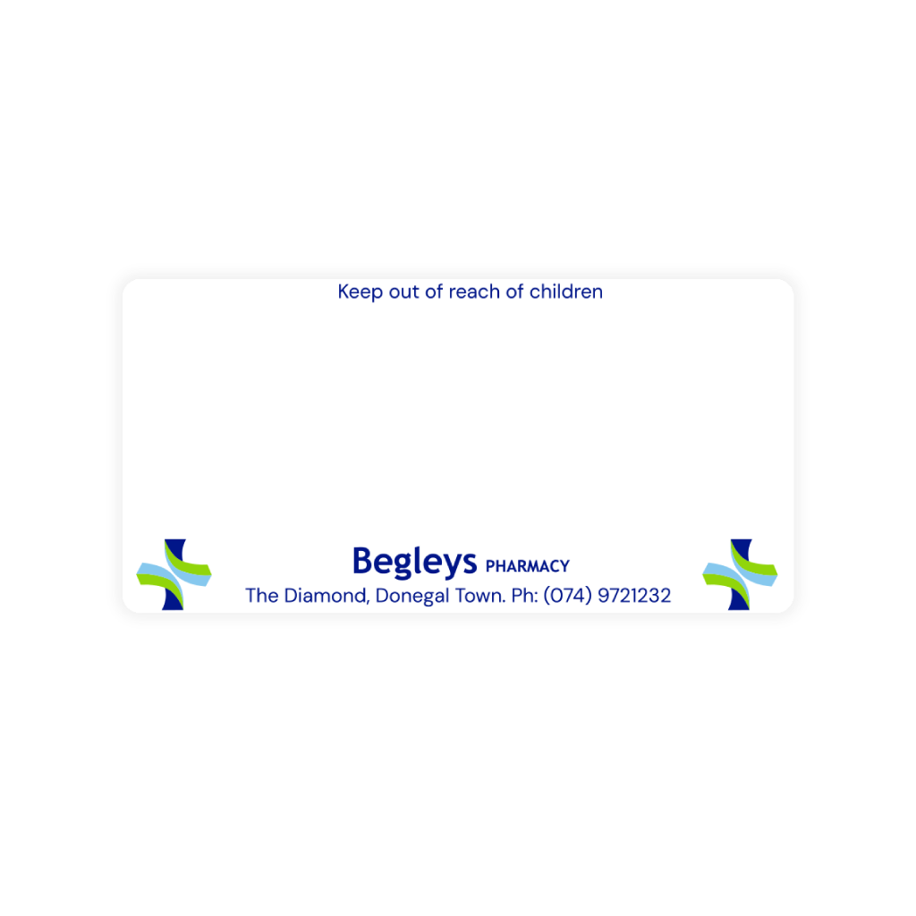Begleys Pharmacy   Liam Skelly Labels