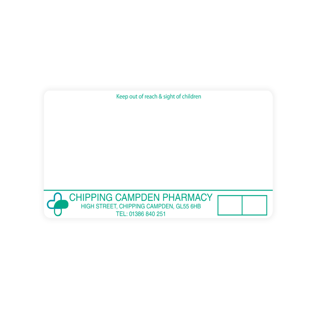 Arsalan Khan Group Chipping Campden Pharmacy Labels