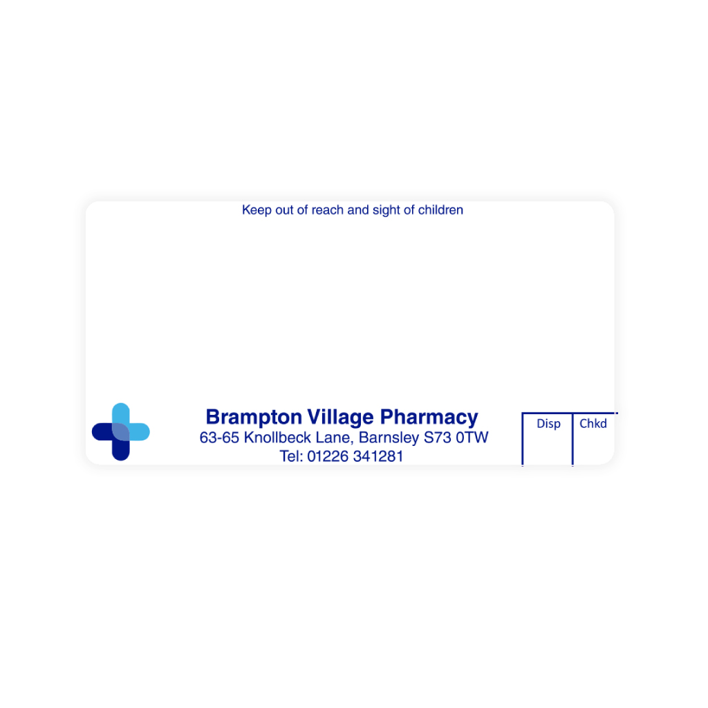 Brampton Village Pharmacy (Barnsley) Labels