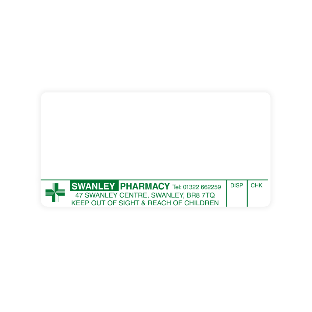 [EMT4719] Swanley Pharmacy Labels