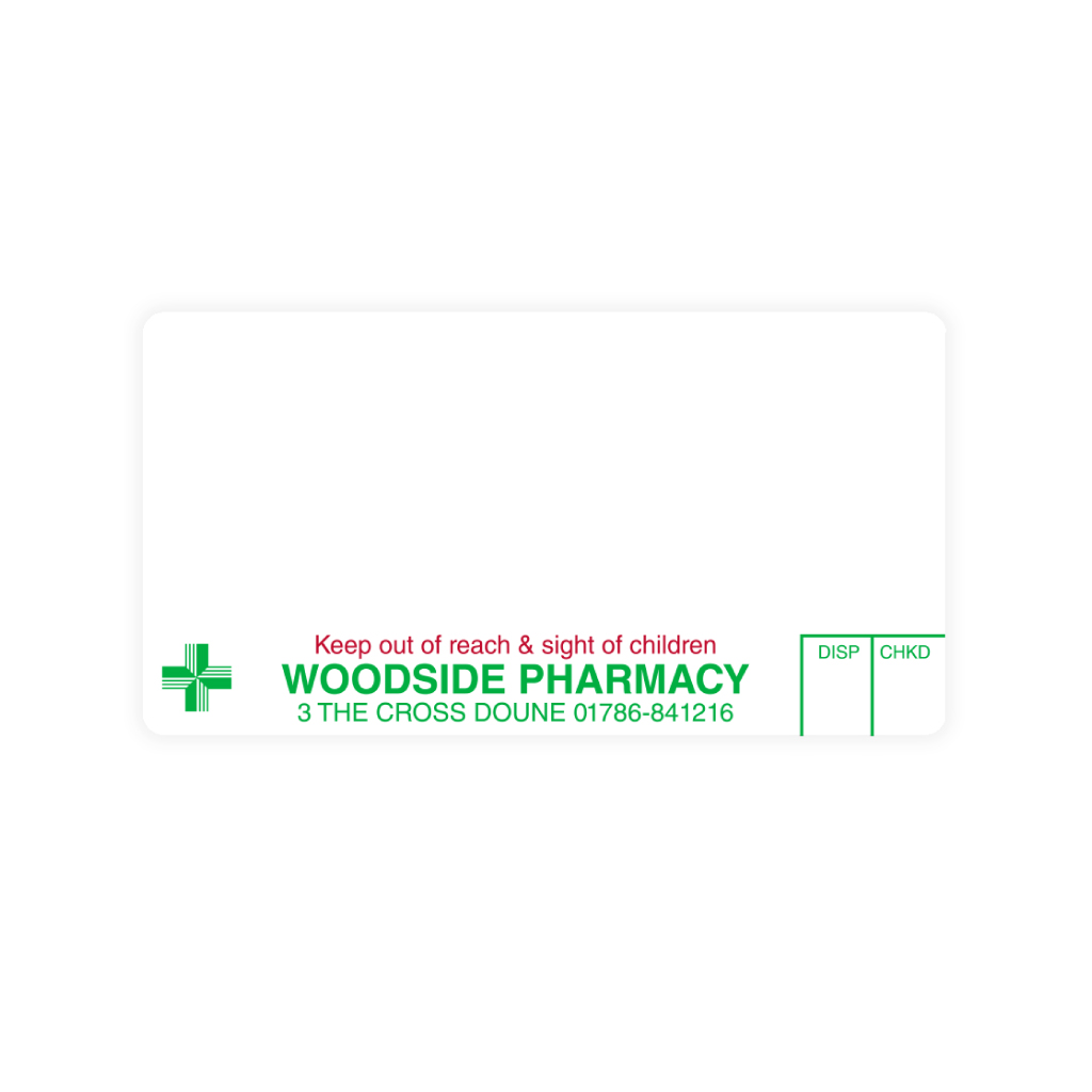 [BREMT3112] Woodside Pharmacy Dispensing Labels 