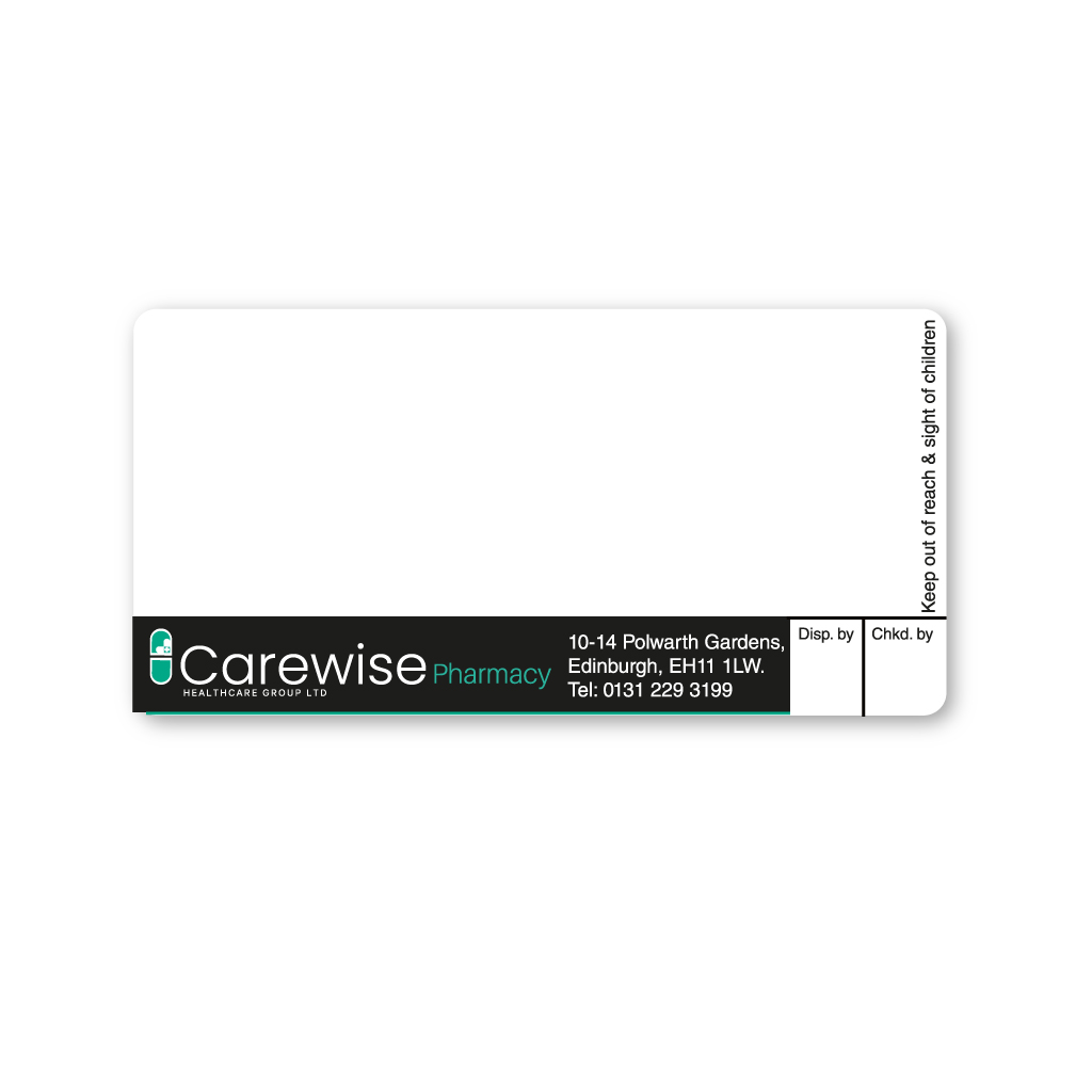 [EMT4748] Carewise Pharmacy Labels 