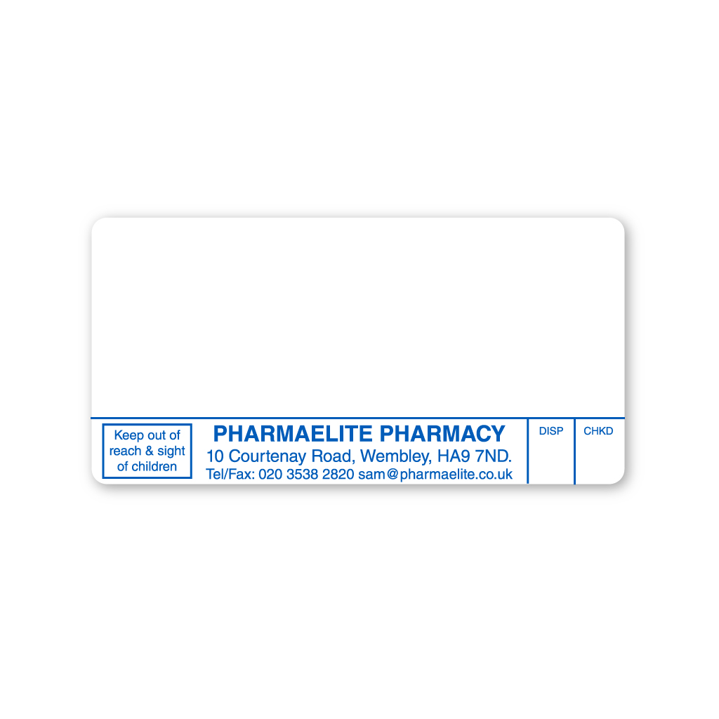 Pharmaelite Phramacy Labels