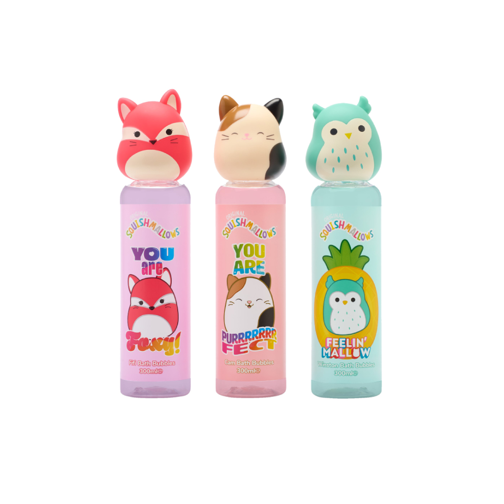 Squishmellow Topper 300ml Bubble Bath Assorted  