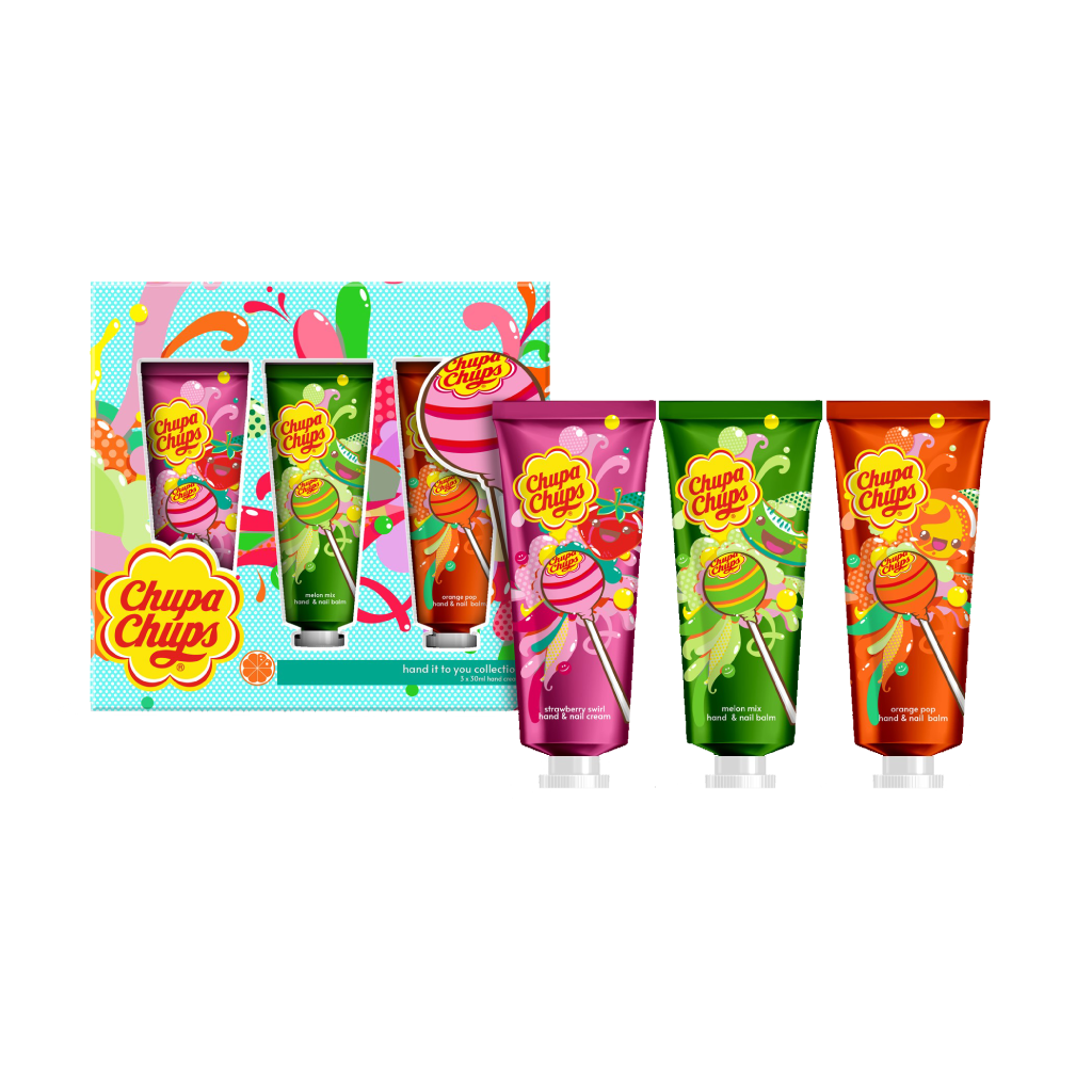 Chupa Chups Hand & Nail Balm 3x30ml 